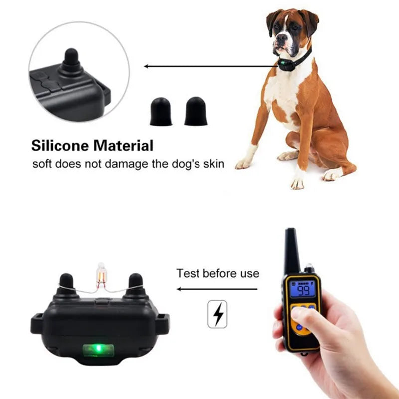 Collier Électrique Anti- Aboiement pour Chien