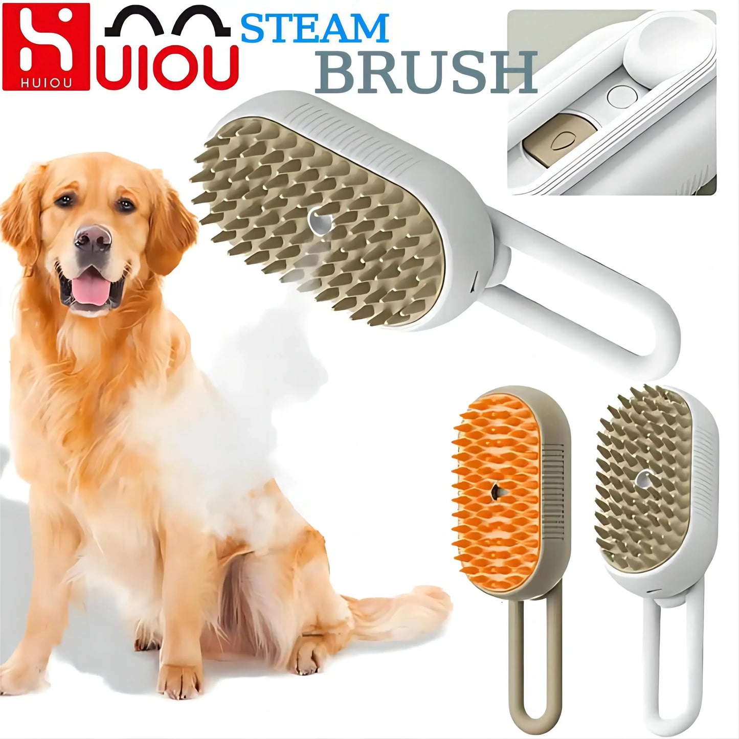 Brosse auto nettoyante pour chien